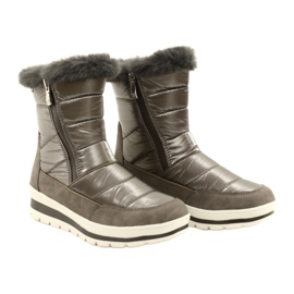 Botas de nieve membrana Caprice 26425-27 345 Taupe Comb beige 2