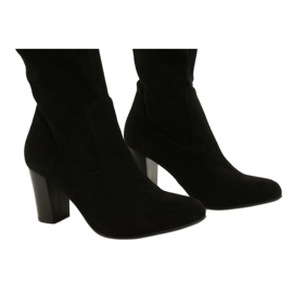 Botas elásticas de mujer Caprice 9-25500-27 044 negro 6