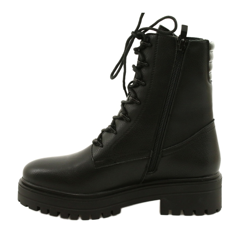 Botas Piel Sergio Leone TR756 Laced Negro 1