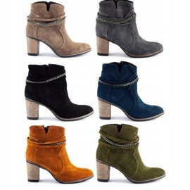 Olivier Botas aisladas para mujeres con cadena gris 2 Olivier Botas aisladas para mujeres con cadena gris 2