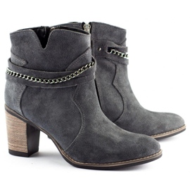 Olivier Botas aisladas para mujeres con cadena gris 4 Olivier Botas aisladas para mujeres con cadena gris 4