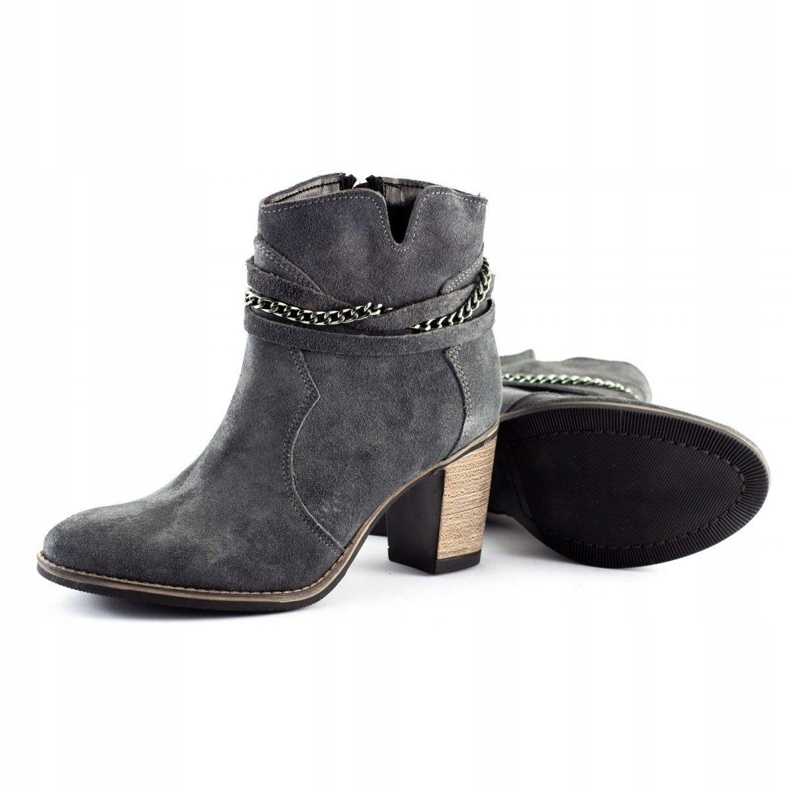 Olivier Botas aisladas para mujeres con cadena gris 5