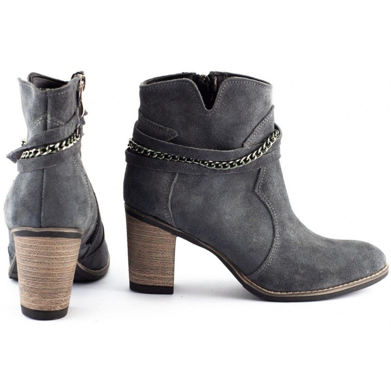 Olivier Botas aisladas para mujeres con cadena gris 6 Olivier Botas aisladas para mujeres con cadena gris 6