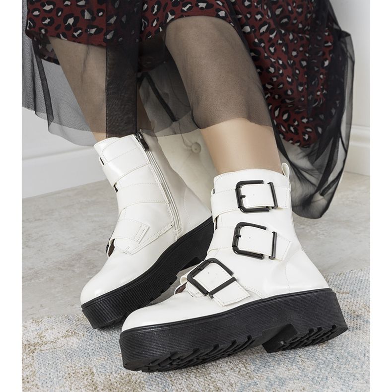 Botines Austin blancos 1