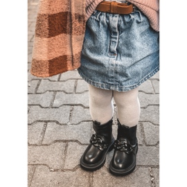 FR1 Botas para niños Warm Black Hinea Chain negro 14