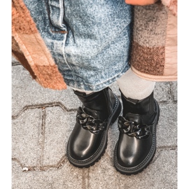 FR1 Botas para niños Warm Black Hinea Chain negro 15