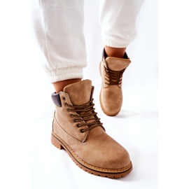 PH1 Botas cálidas beige Crush para mujer marrón 2