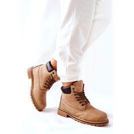 PH1 Botas cálidas beige Crush para mujer marrón 3