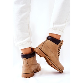 PH1 Botas cálidas beige Crush para mujer marrón 5