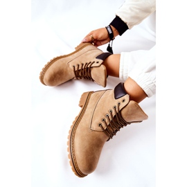 PH1 Botas cálidas beige Crush para mujer marrón 8