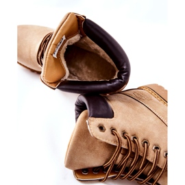 PH1 Botas cálidas beige Crush para mujer marrón 9