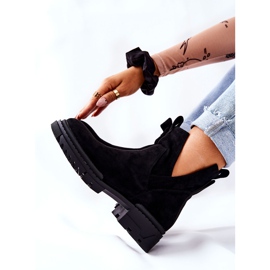 POTOCKI Botas Corano negras con cremallera recortada negro 2