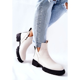 POTOCKI Botas Corano Blancas Con Cremallera blanco 3
