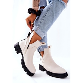 POTOCKI Botas Corano Blancas Con Cremallera blanco 6