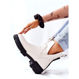 POTOCKI Botas Corano Blancas Con Cremallera blanco 2