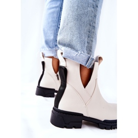 POTOCKI Botas Corano Blancas Con Cremallera blanco 5