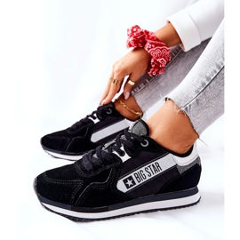 Zapatillas deportivas de piel Big Star II274271 Negro blanco 2