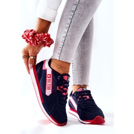 Zapatillas deportivas de piel Big Star II274270 Azul marino blanco rojo 1