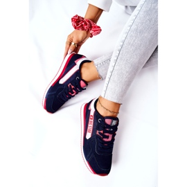 Zapatillas deportivas de piel Big Star II274270 Azul marino blanco rojo 7