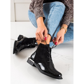 Botas negras de Sergio Leone negro 1 Botas negras de Sergio Leone negro 1