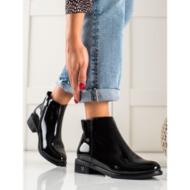 Botas VINCEZA Lacadas Negras negro 4
