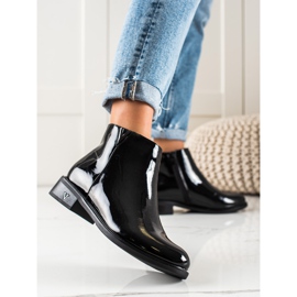 Botas VINCEZA Lacadas Negras negro 3