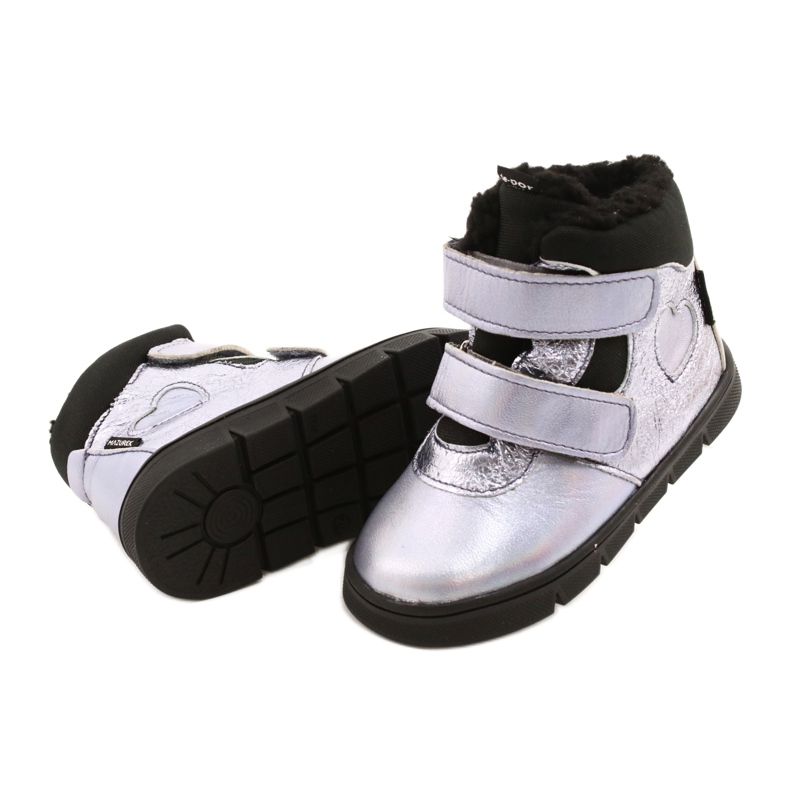 Botas para niñas con membrana te-por por mazurek 1360 púrpura 4