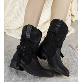 Botas vaqueras Honore negras negro 1