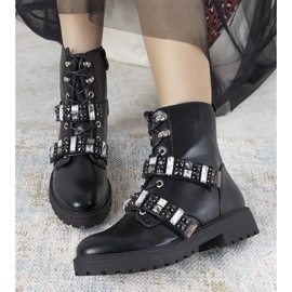 Botas negras de mujer Fifine negro 1