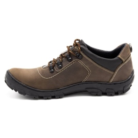 Olivier Zapatos de trekking hombre marrón 7109 2
