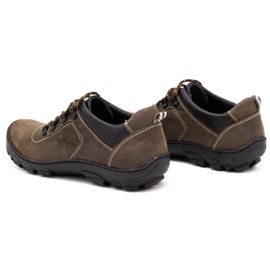 Olivier Zapatos de trekking hombre marrón 7109 8