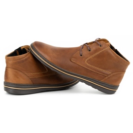 Polbut 339F botas de invierno camel para hombre marrón 5