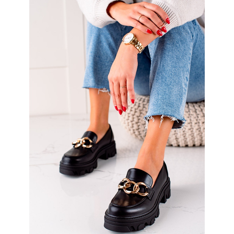 Sweet Shoes Zapatos elegantes en la plataforma negro 1