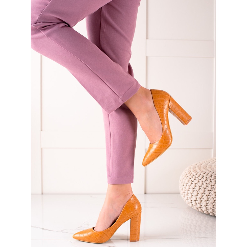 Sweet Shoes Zapatos de salón para mujer Ly9182c naranja 1