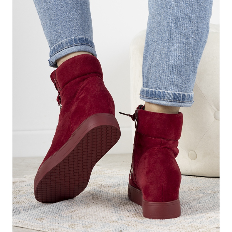 Zapatillas Carmona invierno burdeos 1