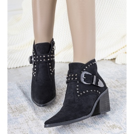 Botas cowboy negras Hughes negro 1 Botas cowboy negras Hughes negro 1