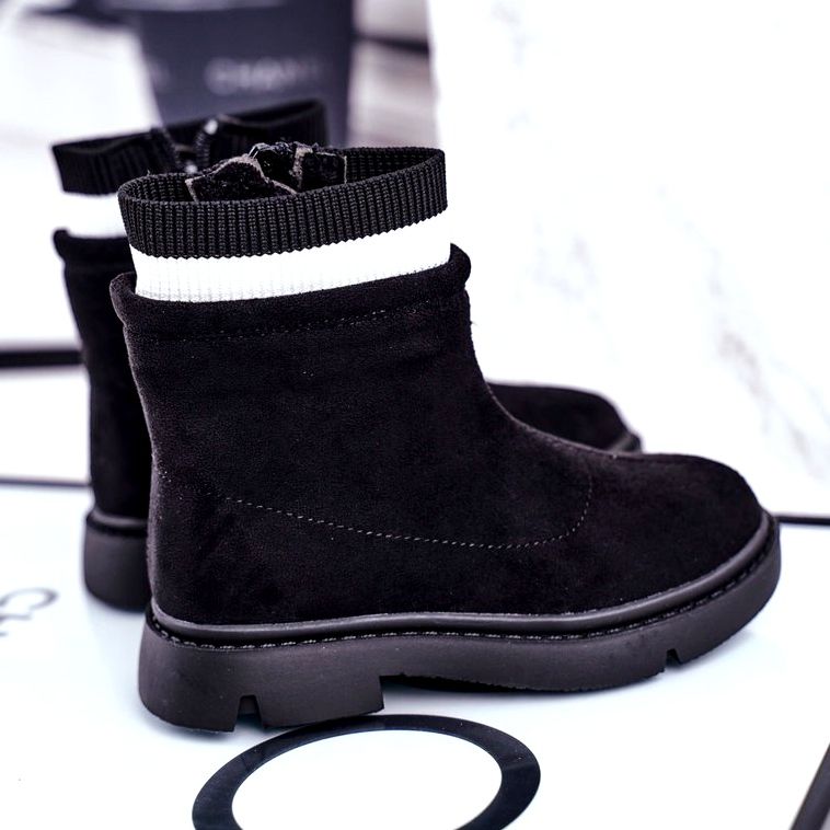 Apawwa Botines Calientes Infantiles Negros Pinko 3