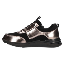 Filippo DP3149/21 BK GN Deportivas de piel, níquel oscuro negro 1
