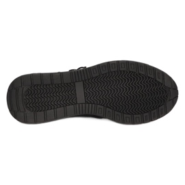 Zapatillas de piel Filippo DP3149 / 21 BK negro 2