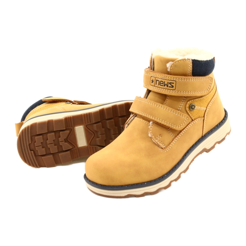 NEWS Botas Timber con Velcro Camel Novedades 21DZ20-4307 amarillo 4 NEWS Botas Timber con Velcro Camel Novedades 21DZ20-4307 amarillo 4