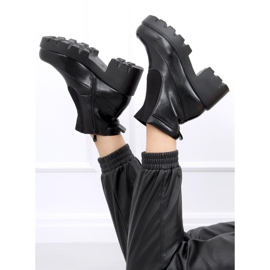Negro Botas de suela gruesa CH19208 Negro 3