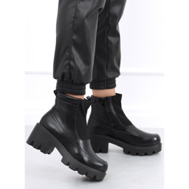 Negro Botas de suela gruesa CH19208 Negro 4