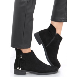 BM Botas planas de mujer negras MR-10 Black negro 1