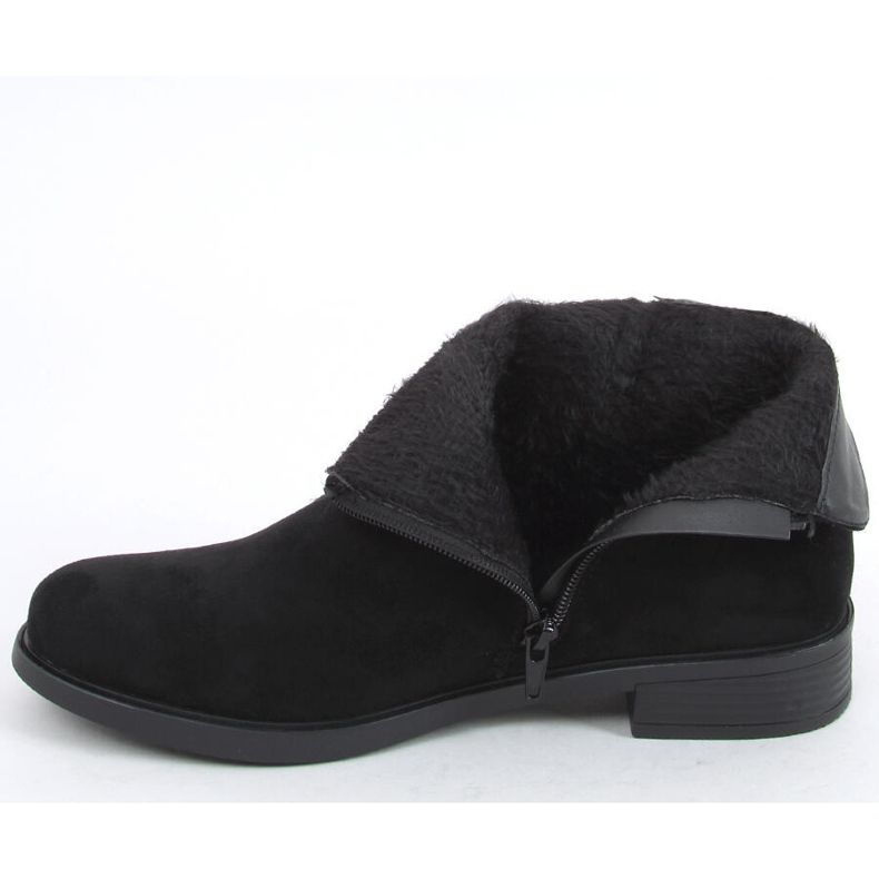 BM Botas planas de mujer negras MR-10 Black negro 2 BM Botas planas de mujer negras MR-10 Black negro 2