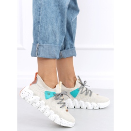 Zapatos deportivos beige NB387 de suela alta beige 2 Zapatos deportivos beige NB387 de suela alta beige 2