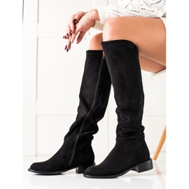 Goodin Botas calefactadas de ante negras negro 2