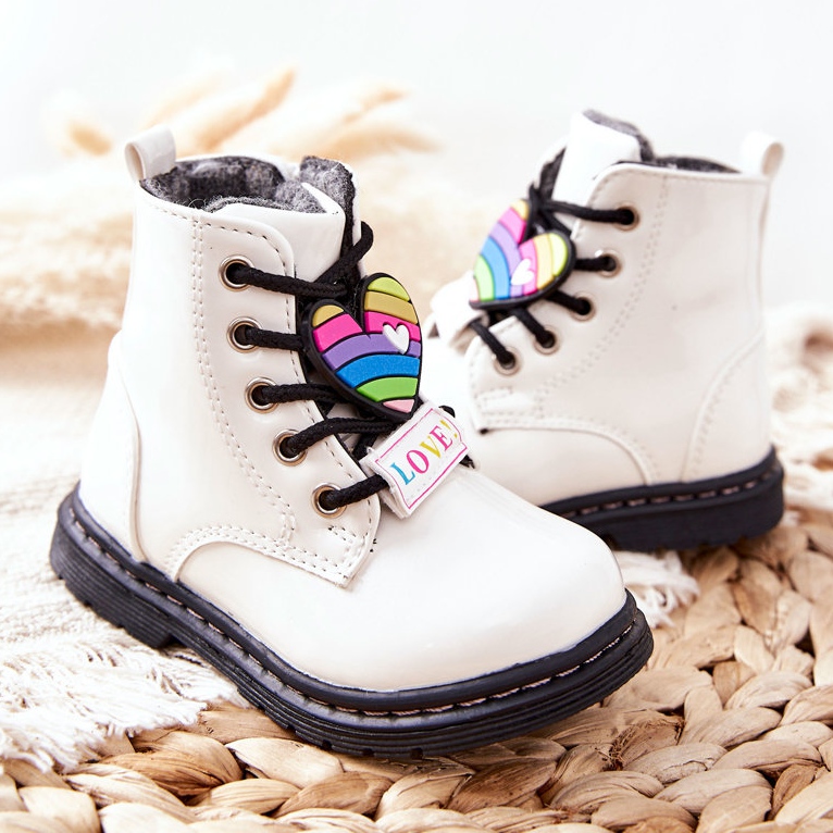 PE1 Botas Lacadas Calentadas Con Lana Anlon Blanco 2 PE1 Botas Lacadas Calentadas Con Lana Anlon Blanco 2