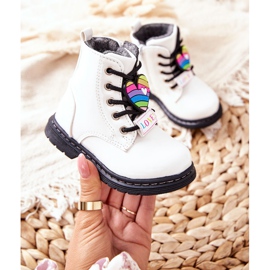 PE1 Botas Lacadas Calentadas Con Lana Anlon Blanco 3