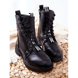 PE1 Botas de abrigo para niños Workers Black Rosalie negro 2
