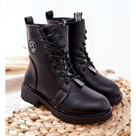 PE1 Botas de abrigo para niños Workers Black Rosalie negro 6